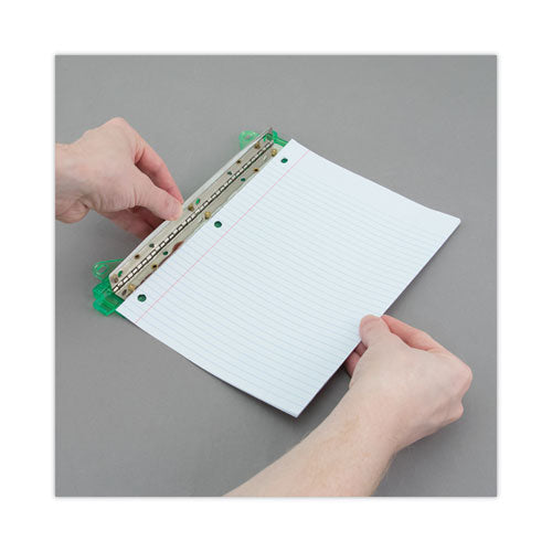 Image of McGill 6-Sheet Trident Binder Punch, Three-Hole, 1/4" Holes, Assorted Colors