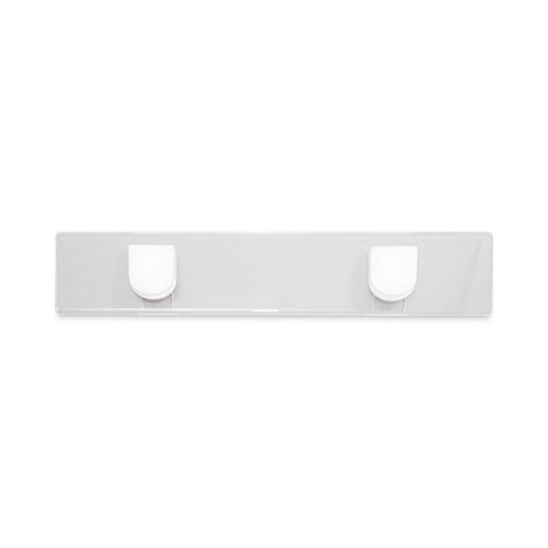 Image of Advantus Panel Wall Sign Name Holder, Acrylic, 9 X 2, Clear