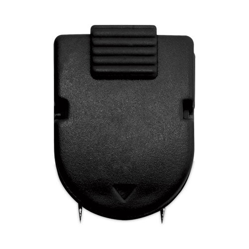 Image of Advantus Wall Clips for Fabric Panels, 40 Sheet Capacity, Black, 20/Box