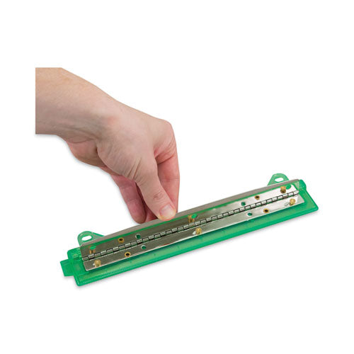 Image of McGill 6-Sheet Trident Binder Punch, Three-Hole, 1/4" Holes, Assorted Colors