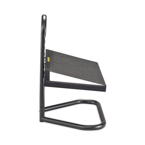 Image of Safco® Task Master Adjustable Height Footrest, 20w X 12d X 5.5 To 15h, Black