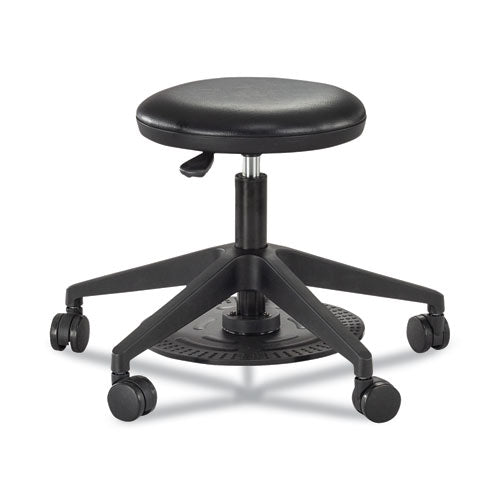 Image of Safco® Lab Stool, Backless, Supports Up To 250 Lb, 19.25" To 24.25" Seat Height, Black