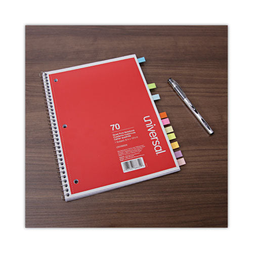 Image of Universal® Self-Stick Page Tabs, 0.5" x 1.75", Assorted Colors, 500/Pack