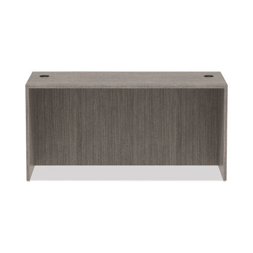Image of Alera® Alera Valencia Series Straight Front Desk Shell, 59.13" x 29.5" x 29.63", Gray