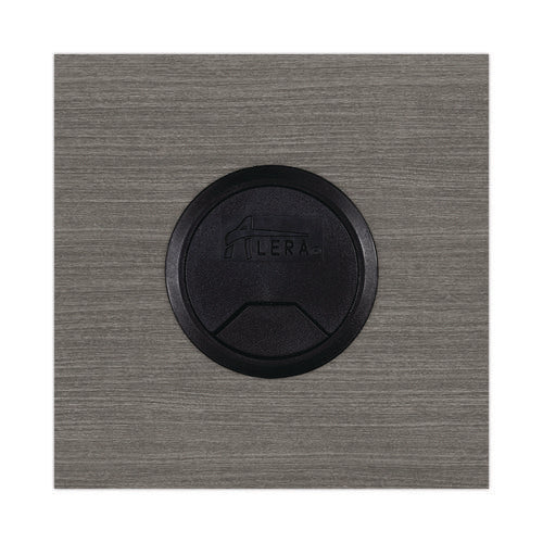 Image of Alera® Alera Valencia Series Straight Front Desk Shell, 59.13" x 29.5" x 29.63", Gray