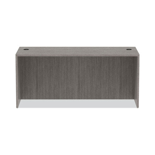 Image of Alera® Alera Valencia Series Straight Front Desk Shell, 65" x 29.5" x 29.63", Gray