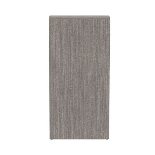 Image of Alera® Alera Valencia Series Bookcase, Five-Shelf, 31.75w x 14d x 64.75h, Gray