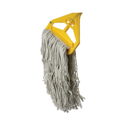 Image of Boardwalk® Banded Cotton Mop Head, #24, White, 12/carton