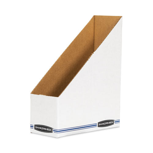 Image of Bankers Box® Stor/File Corrugated Magazine File, 4 x 9.25 x 11.75, White, 12/Carton
