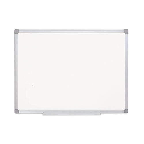 Image of MasterVision® Earth Silver Easy Clean Dry Erase Boards, 36" x 24", White Surface, Satin Aluminum Frame