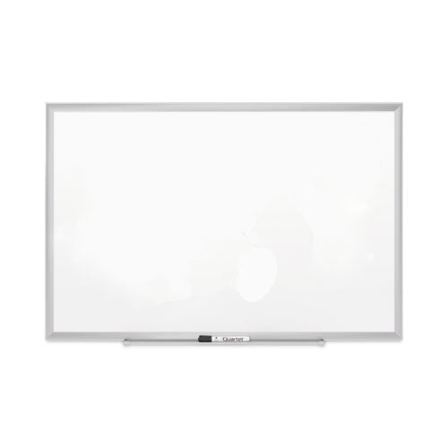 Image of Quartet® Classic Series Porcelain Magnetic Dry Erase Board, 48" x 36", White Surface, Satin Aluminum Frame