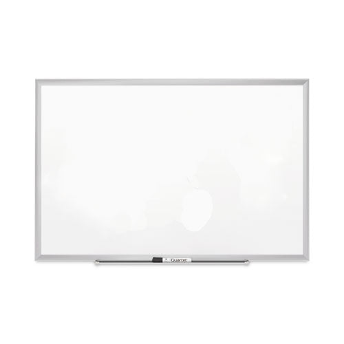 Image of Quartet® Classic Series Porcelain Magnetic Dry Erase Board, 60" x 36", White Surface, Satin Aluminum Frame