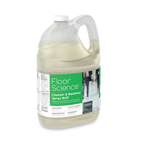 Image of Diversey Floor Science Cleaner/restorer Spray Buff, Citrus Scent, 1 Gal Bottle, 4/carton