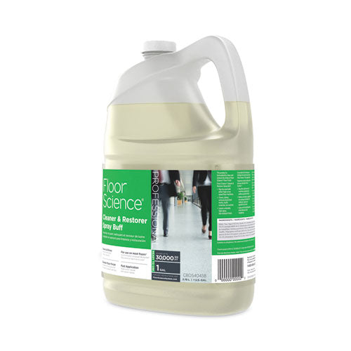 Image of Diversey Floor Science Cleaner/restorer Spray Buff, Citrus Scent, 1 Gal Bottle, 4/carton
