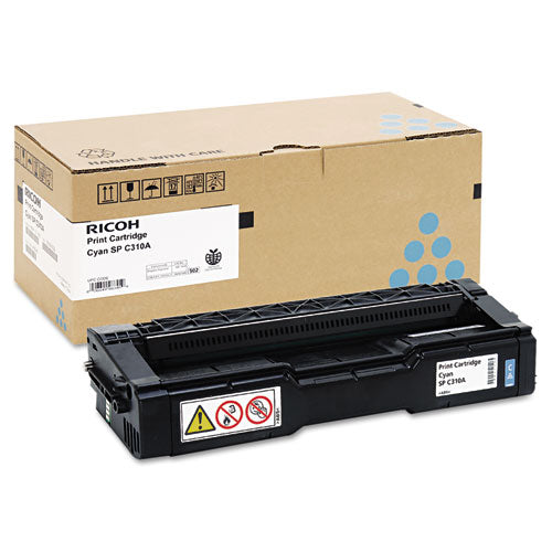 Image of Ricoh® 406345 Toner, 2,500 Page-Yield, Cyan