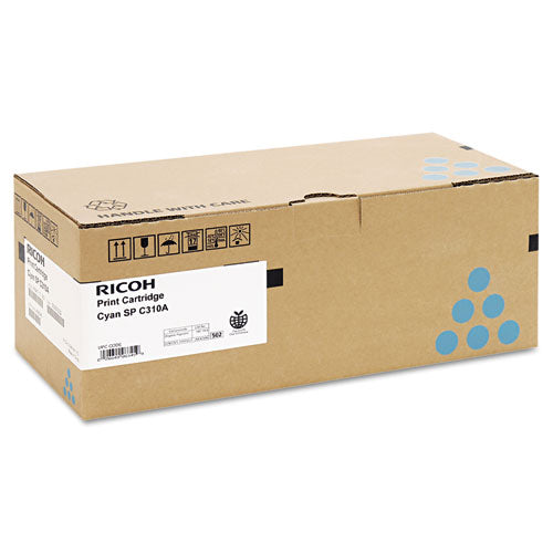 Image of Ricoh® 406345 Toner, 2,500 Page-Yield, Cyan