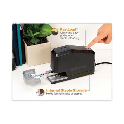 Image of Bostitch® B8 Impulse 45 Electric Stapler, 45-Sheet Capacity, Black