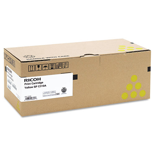 Image of Ricoh® 406347 Toner, 2,500 Page-Yield, Yellow