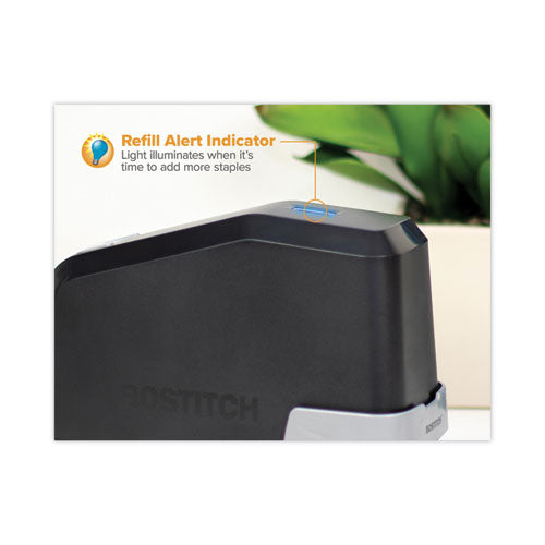 Image of Bostitch® B8 Impulse 45 Electric Stapler, 45-Sheet Capacity, Black