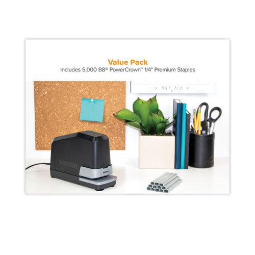 Image of Bostitch® B8 Impulse 45 Electric Stapler, 45-Sheet Capacity, Black