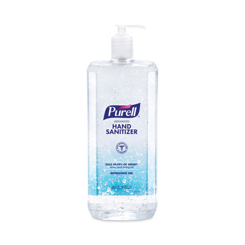 Image of PURELL® Advanced Hand Sanitizer Refreshing Gel, 1.5 L Pump Bottle, Clean Scent, 4/Carton