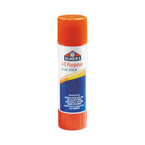Image of Elmer's® Disappearing Glue Stick, 0.77 Oz, Applies White, Dries Clear, 12/pack