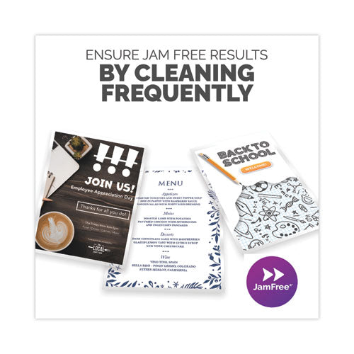 Image of Fellowes® Laminator Cleaning Sheets, 3 To 10 Mil, 8.5" X 11", White, 10/pack