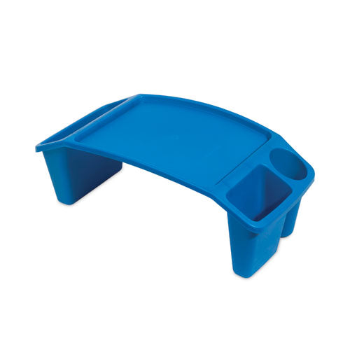 Image of deflecto® Antimicrobial Lap Desk, Rectangular, 23.35w x 12d x 8.53h, Blue