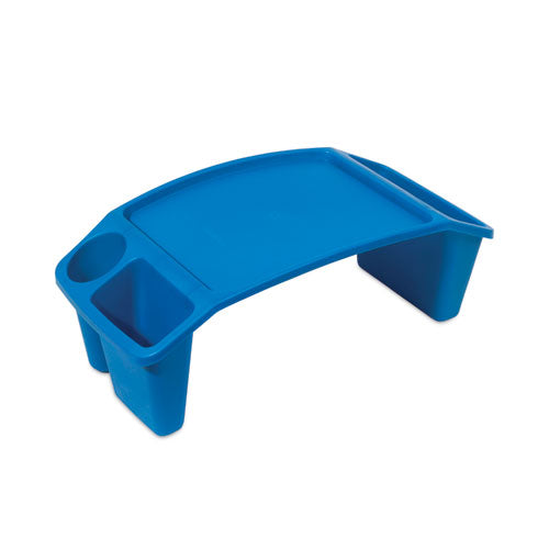 Image of deflecto® Antimicrobial Lap Desk, Rectangular, 23.35w x 12d x 8.53h, Blue