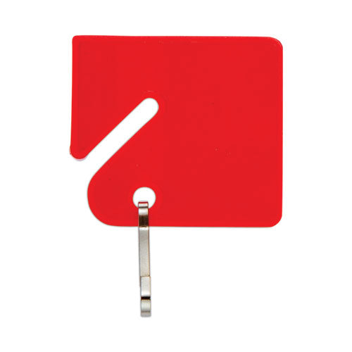 Image of CONTROLTEK® Key Tags, Blue/Green/Red/Yellow, 20/Pack, 3 Packs/Carton