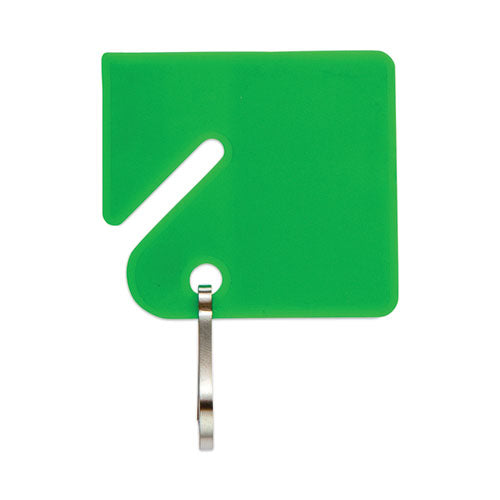 Image of CONTROLTEK® Key Tags, Blue/Green/Red/Yellow, 20/Pack, 3 Packs/Carton