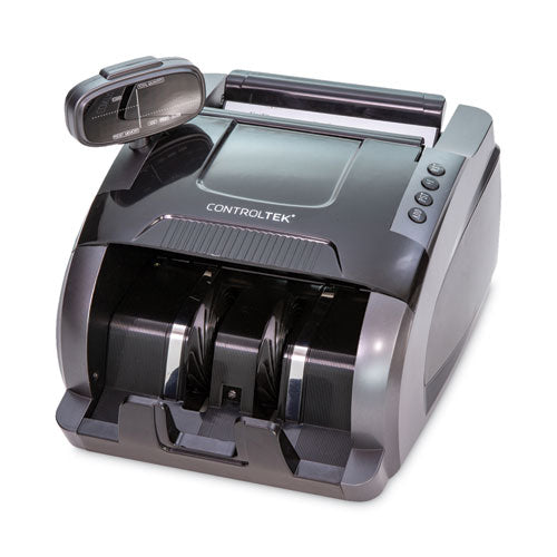 Image of CONTROLTEK® Bill Counter, 1,080 Bills/min, 11 x 10 x 6.8, Gray