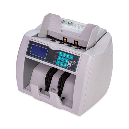 Image of CONTROLTEK® Bill Counter with Counterfeit Detection, 1,900 Bills/min, 10 x 13.6 x 11.6, White