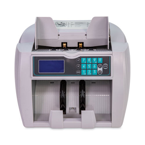 Image of CONTROLTEK® Bill Counter with Counterfeit Detection, 1,900 Bills/min, 10 x 13.6 x 11.6, White