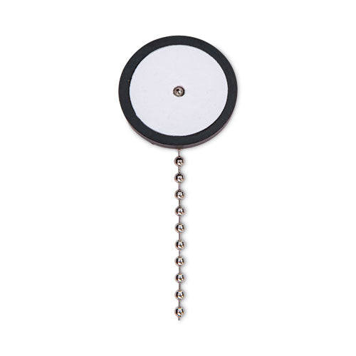 Image of CONTROLTEK® Antimicrobial Ballpoint Counter Pen, Medium 1 mm, Black Ink, Black Barrel