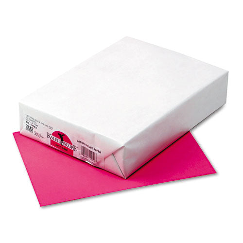 Image of Pacon® Kaleidoscope Multipurpose Colored Paper, 24 lb Bond Weight, 8.5 x 11, Hot Pink, 500/Ream