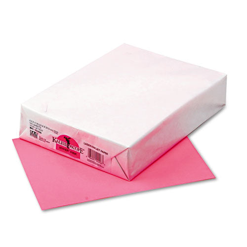 Image of Pacon® Kaleidoscope Multipurpose Colored Paper, 24 lb Bond Weight, 8.5 x 11, Hyper Pink, 500/Ream