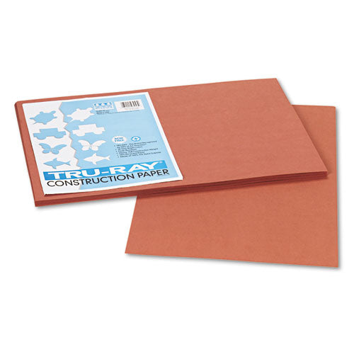 Image of Pacon® Tru-Ray Construction Paper, 76 lb Text Weight, 12 x 18, Warm Brown, 50/Pack