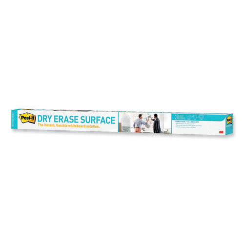 Image of Post-it® Dry Erase Surface, Laminate Film, 48" x 7 mil x 36", White