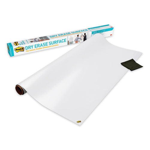 Image of Post-it® Dry Erase Surface, Laminate Film, 48" x 7 mil x 36", White