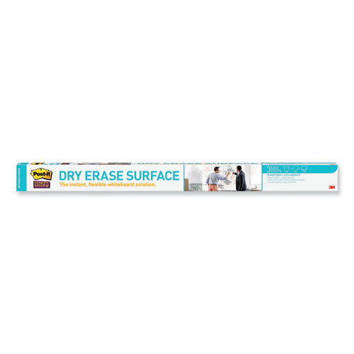 Image of Post-it® Dry Erase Surface, Laminate Film, 72" x 7 mil x 48", White