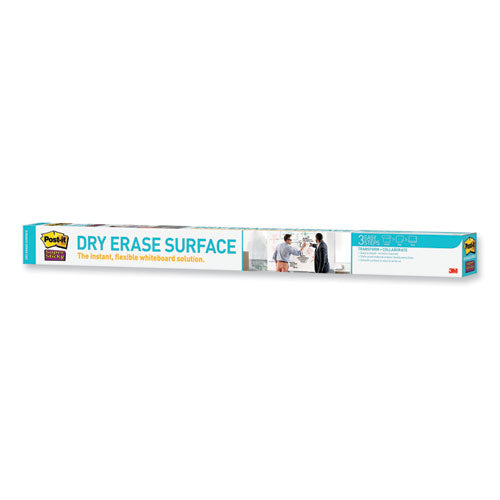 Image of Post-it® Dry Erase Surface, Laminate Film, 72" x 7 mil x 48", White