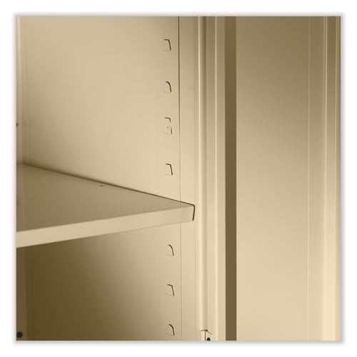 Image of Tennsco 72" High Standard Cabinet (Unassembled), 36w x 18d x 72h, Black