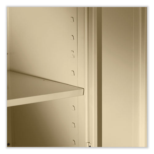 Image of Tennsco 72" High Standard Cabinet (Assembled), 36w x 18d x 72h, Black