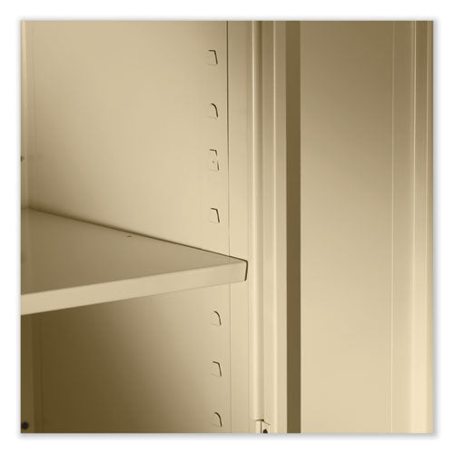 Image of Tennsco 72" High Standard Cabinet (Assembled), 30w x 15d x 72h, Black