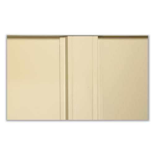 Image of Tennsco Janitorial Cabinet, 36w X 18d X 64h, Putty
