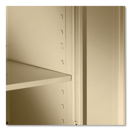 Image of Tennsco 78" High Deluxe Cabinet, 36w X 24d X 78h, Black