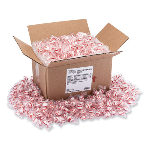 Image of Office Snax® Candy Assortments, Peppermint Puffs Candy, 5 lb Carton