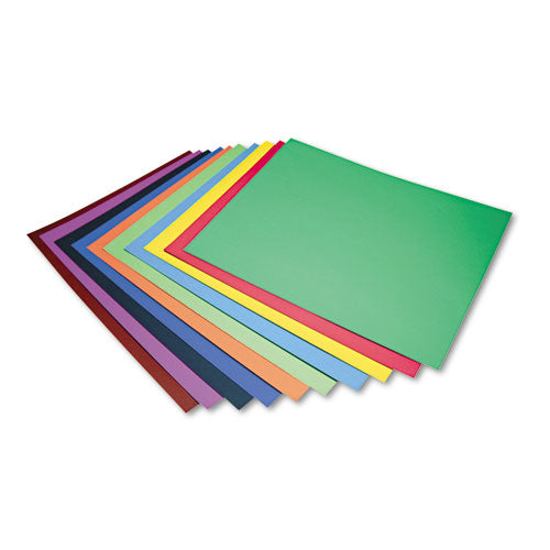 Image of Pacon® Four-Ply Railroad Board, 22 X 28, Assorted, 100/carton