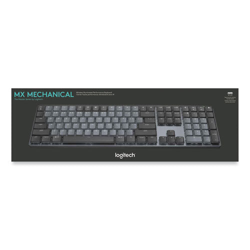 Image of Logitech® MX Mechanical Wireless Illuminated Performance Keyboard, Graphite
